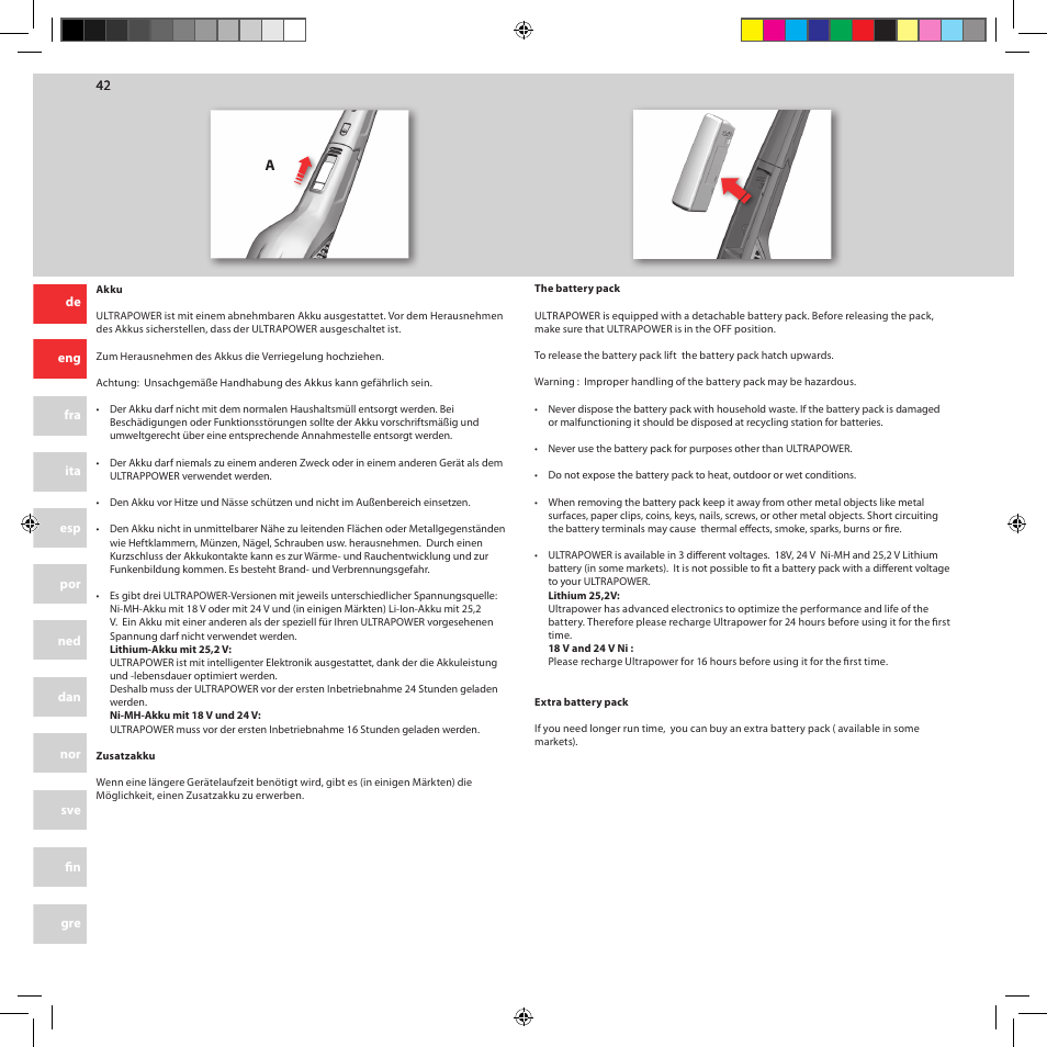 AEG AG3013 User Manual | Page 42 / 56