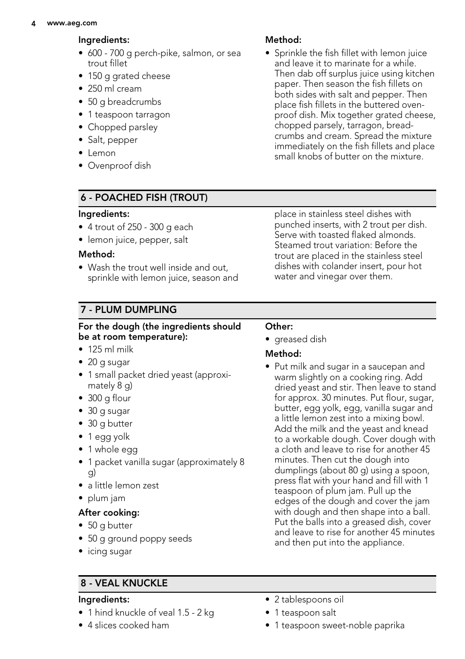 AEG BY9314001M User Manual | Page 4 / 12