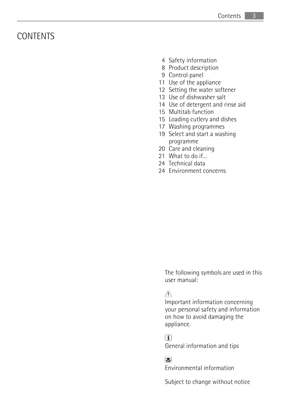 AEG F65040IM0P User Manual | Page 3 / 28