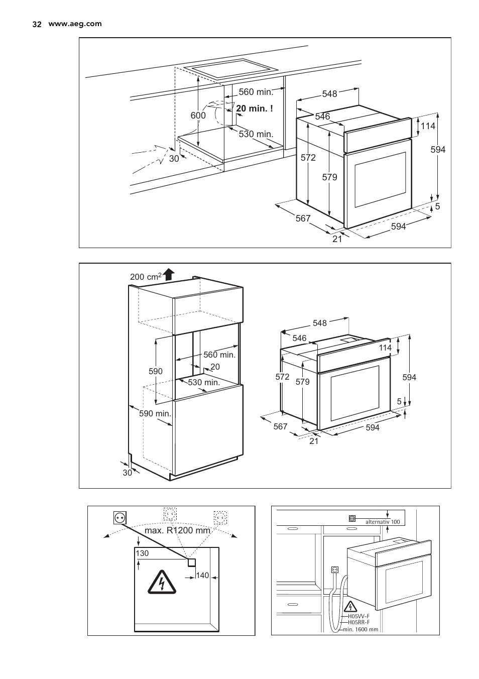 AEG BE5304001B User Manual | Page 32 / 40