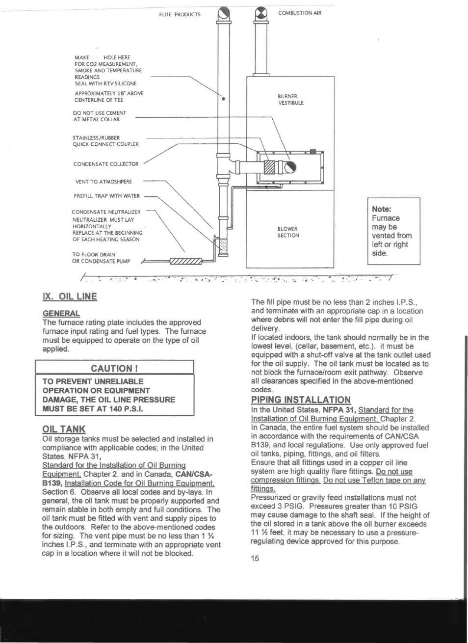 Adams Condensing Oil-Fired Furnace User Manual | Page 16 / 25