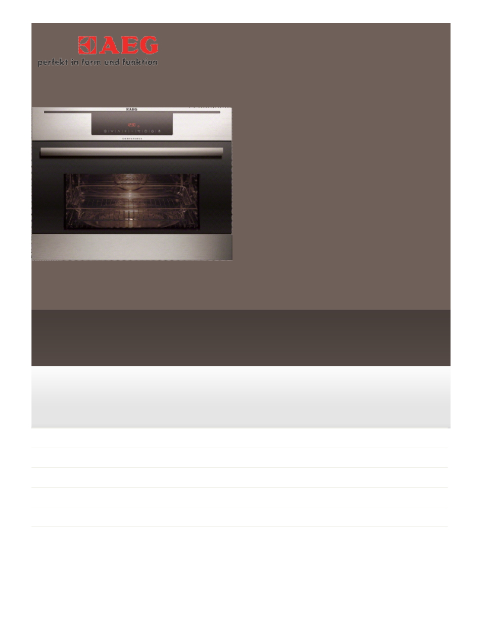 AEG MC2664E-B User Manual | 1 page
