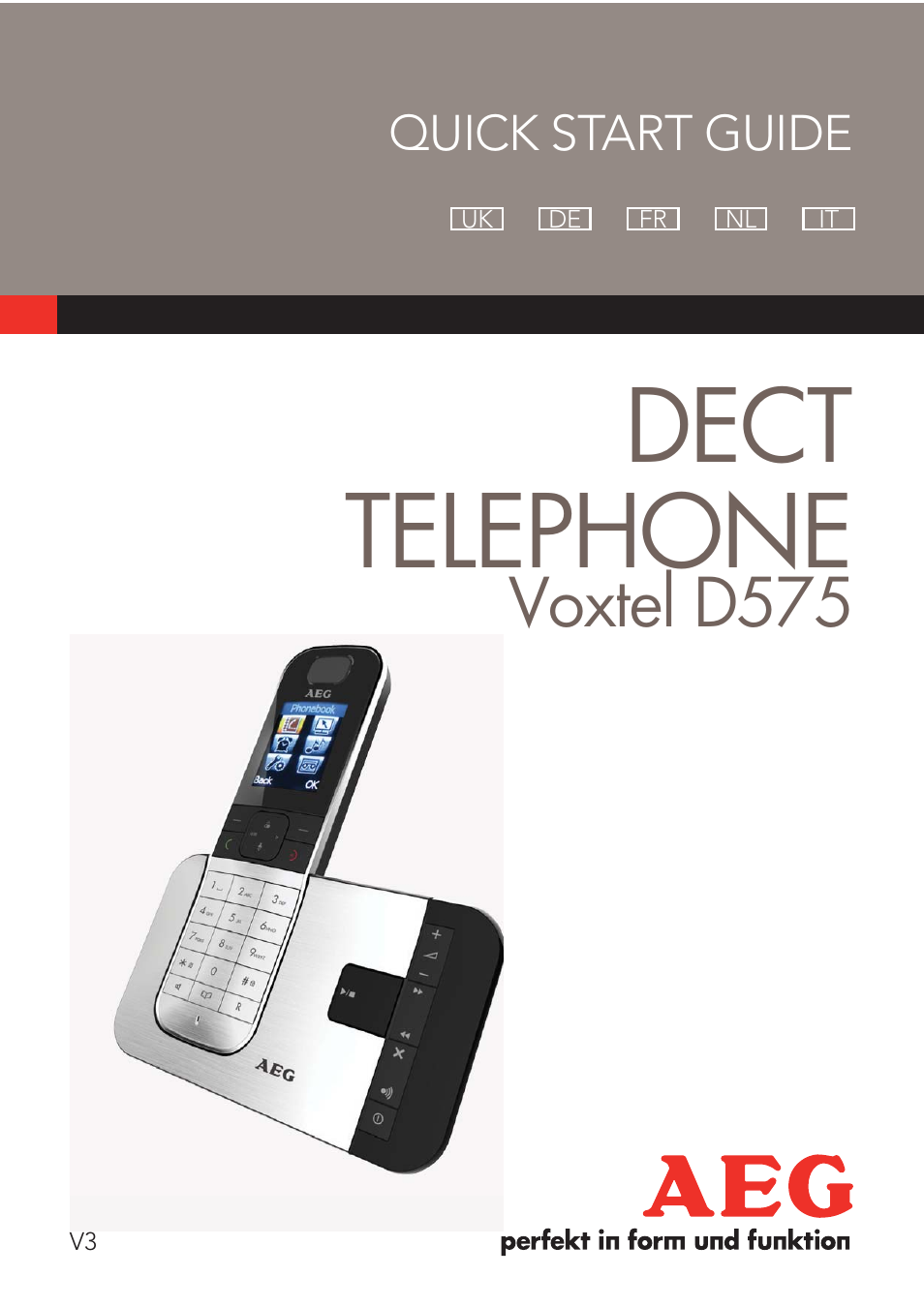 AEG Voxtel D575 User Manual | 136 pages