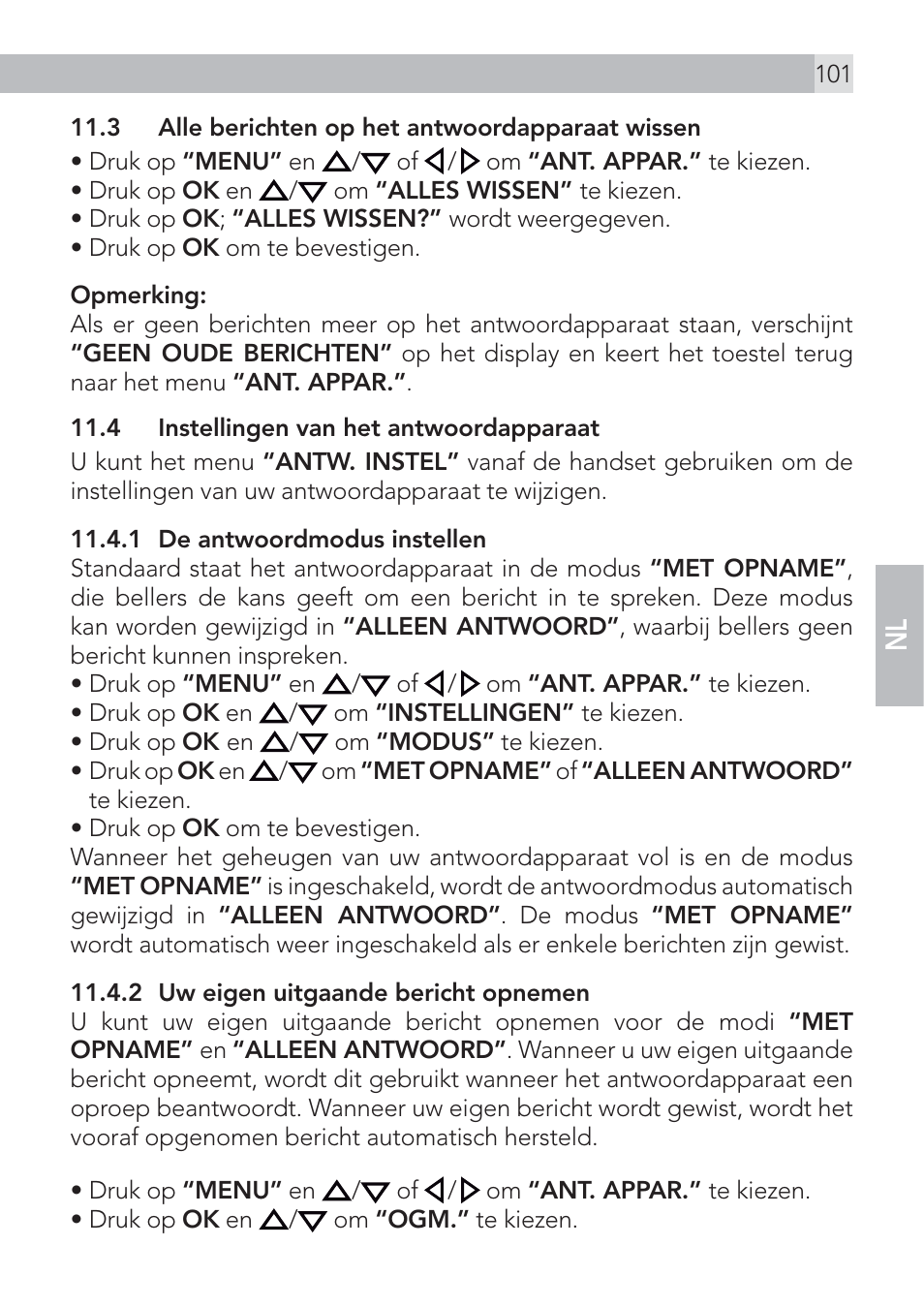 AEG Voxtel D575 User Manual | Page 101 / 136