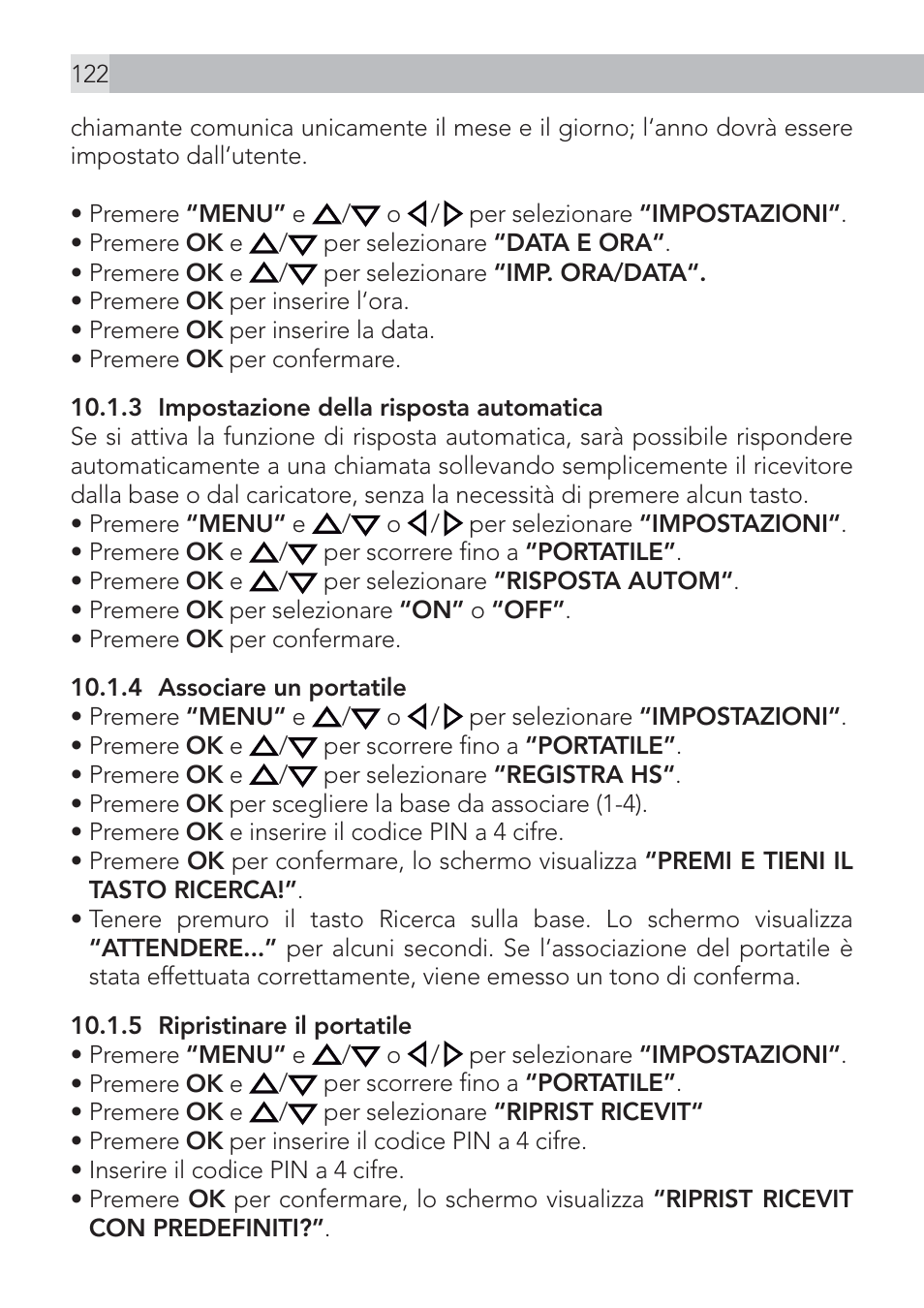 AEG Voxtel D575 User Manual | Page 122 / 136