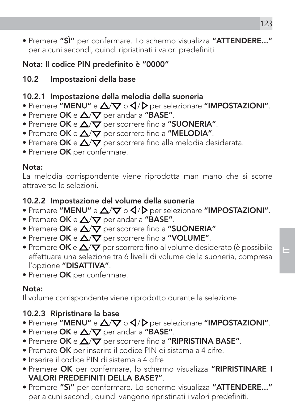AEG Voxtel D575 User Manual | Page 123 / 136