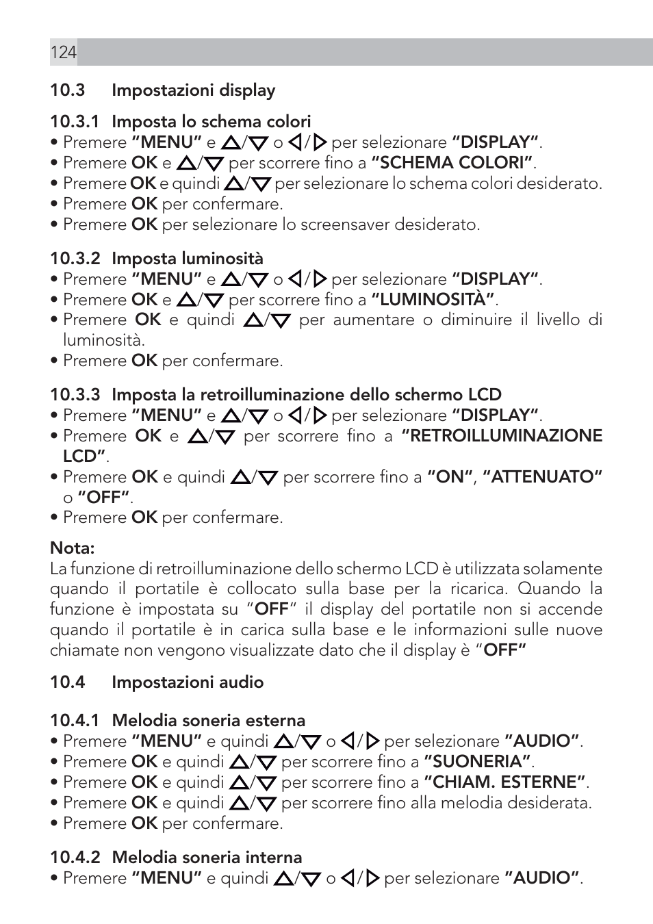 AEG Voxtel D575 User Manual | Page 124 / 136