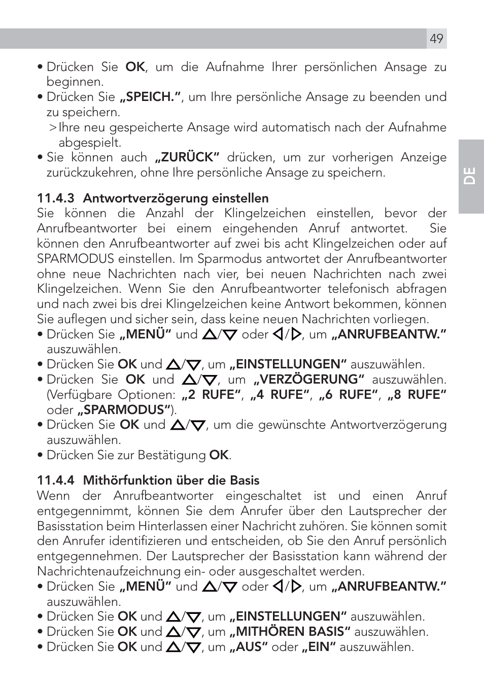 En de | AEG Voxtel D575 User Manual | Page 49 / 136
