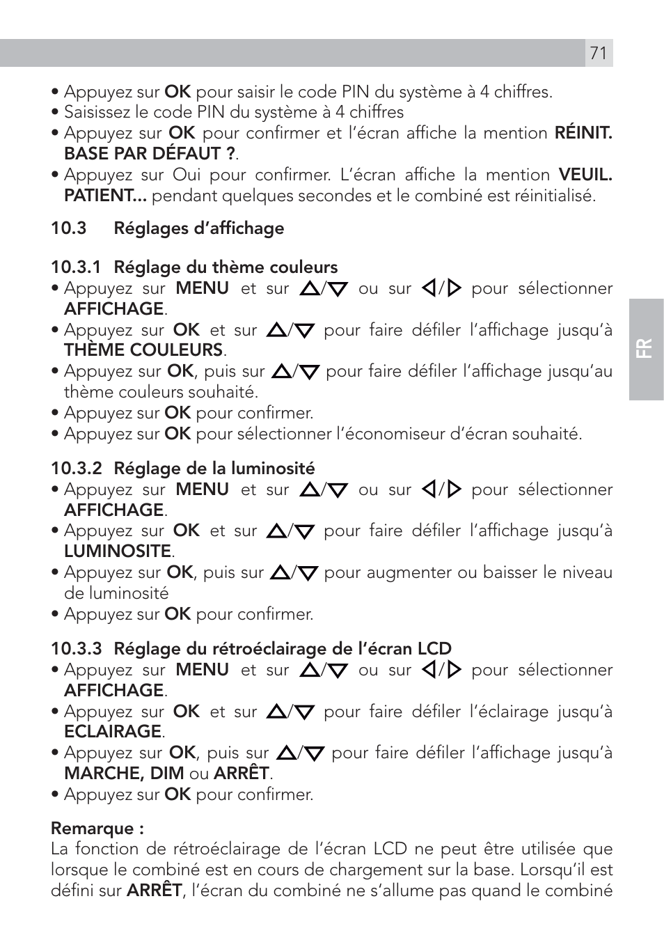 AEG Voxtel D575 User Manual | Page 71 / 136