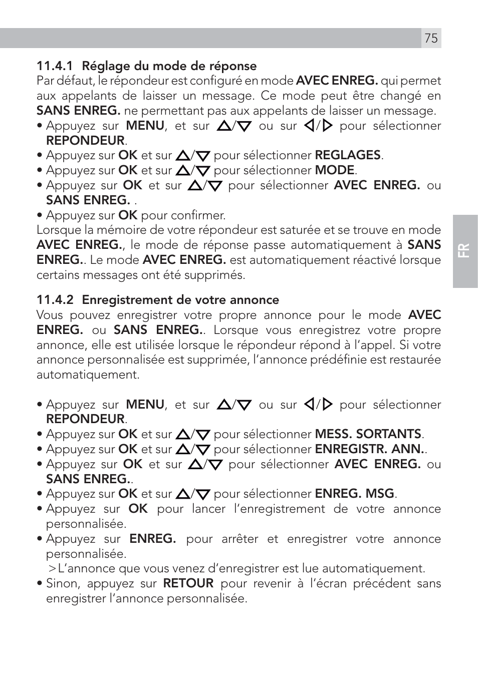 AEG Voxtel D575 User Manual | Page 75 / 136
