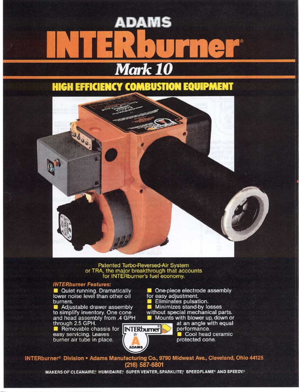 Adams Mark 10 User Manual | 2 pages