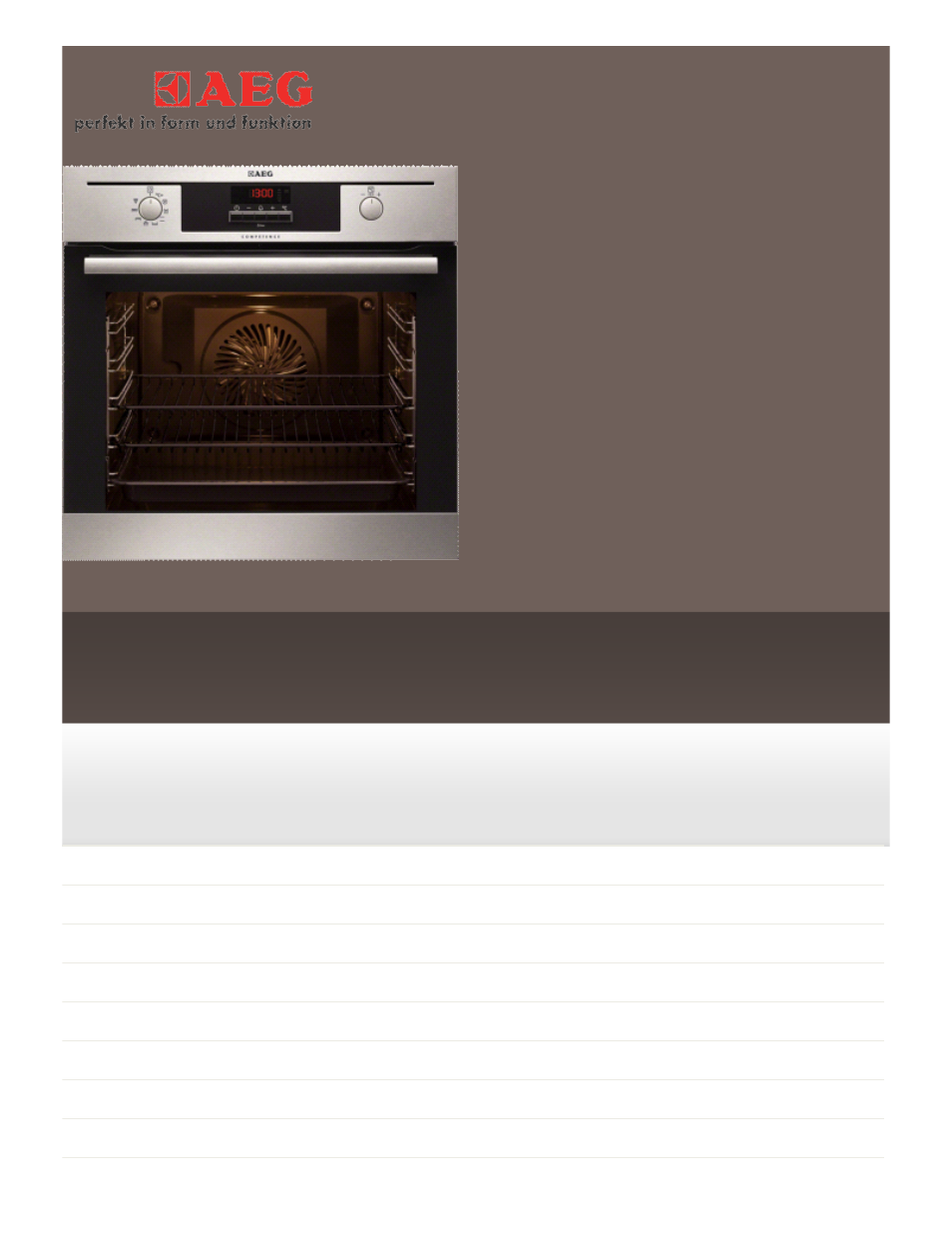 AEG BP3003021M User Manual | 2 pages