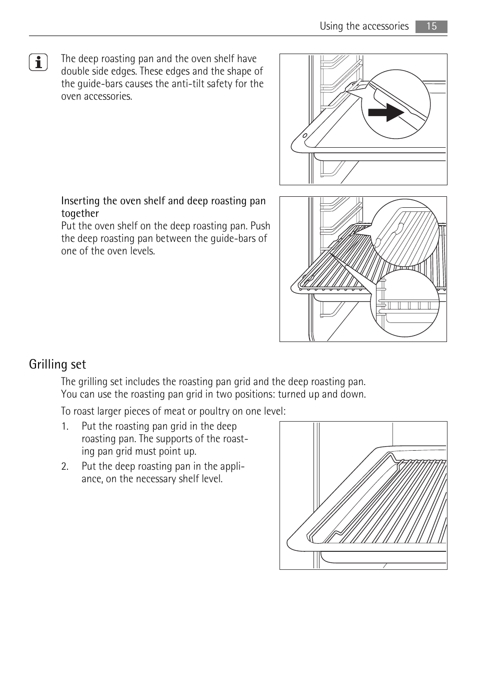 Grilling set | AEG DE4003000M User Manual | Page 15 / 40