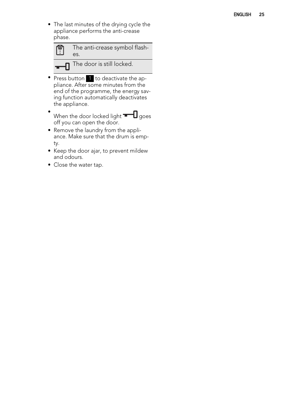 AEG L99695HWD User Manual | Page 25 / 48