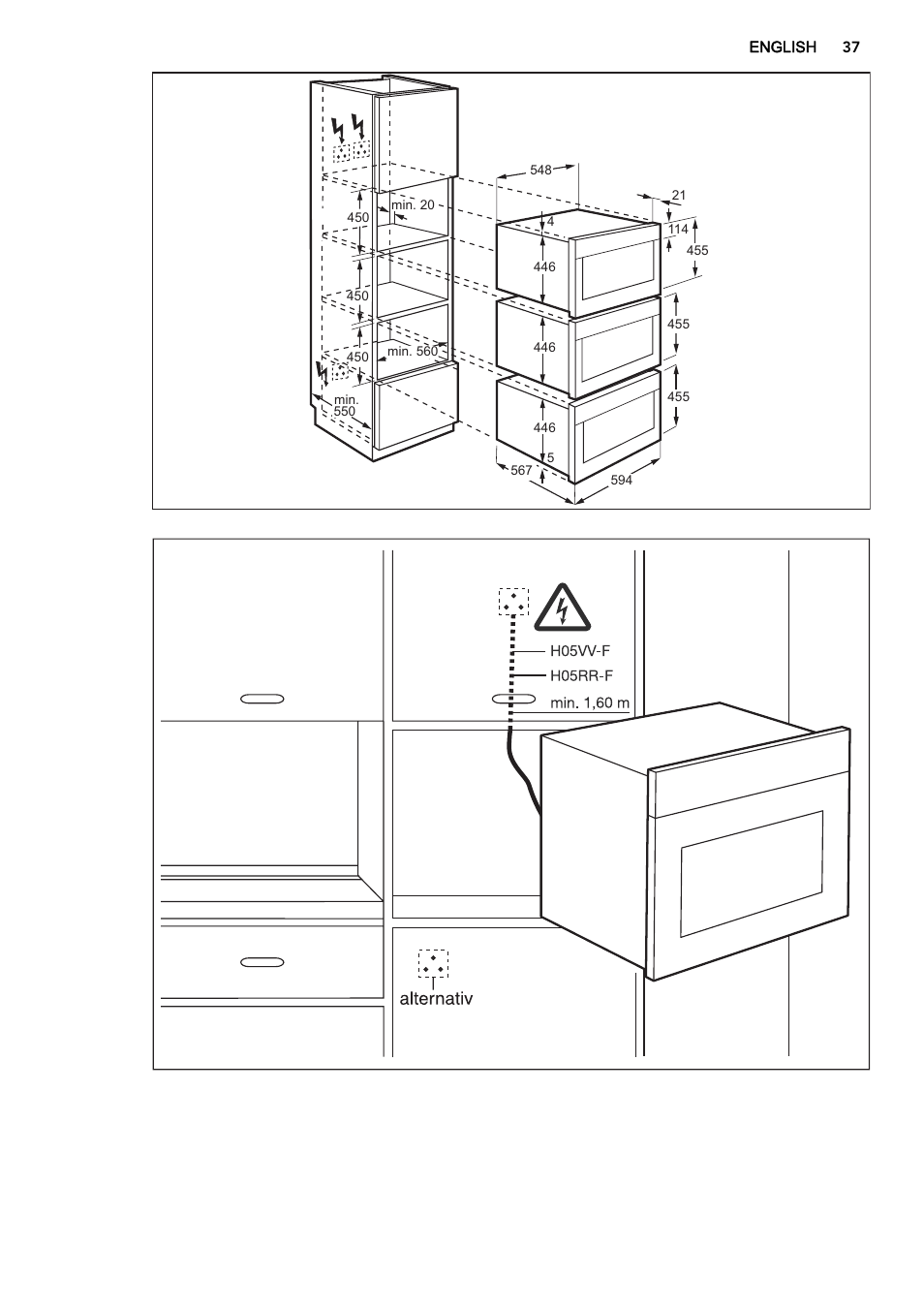 AEG KE8404021M User Manual | Page 37 / 44