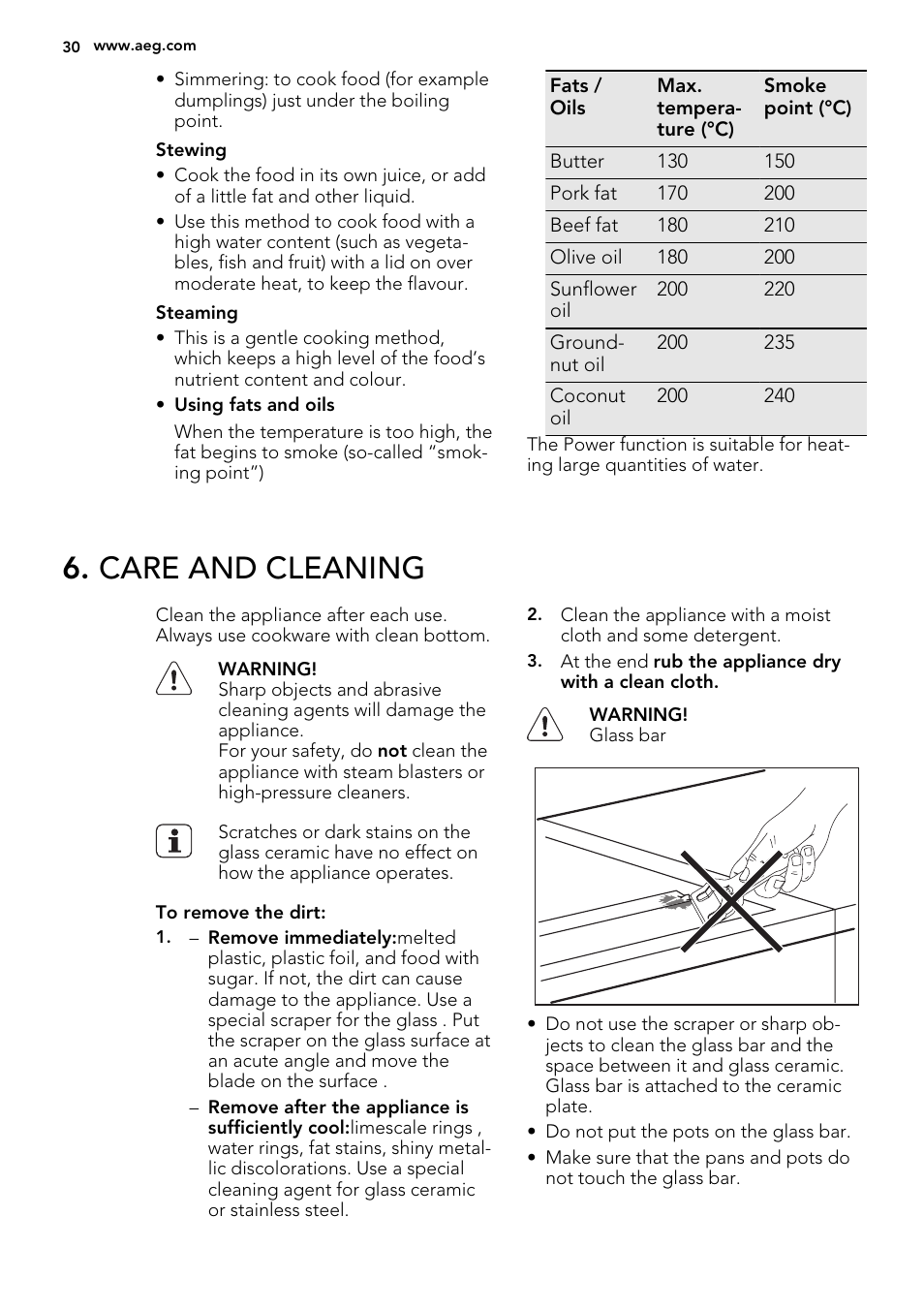 Care and cleaning | AEG HC452020EB User Manual | Page 30 / 72