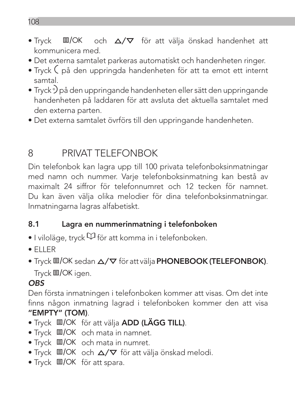 AEG Loop User Manual | Page 108 / 199