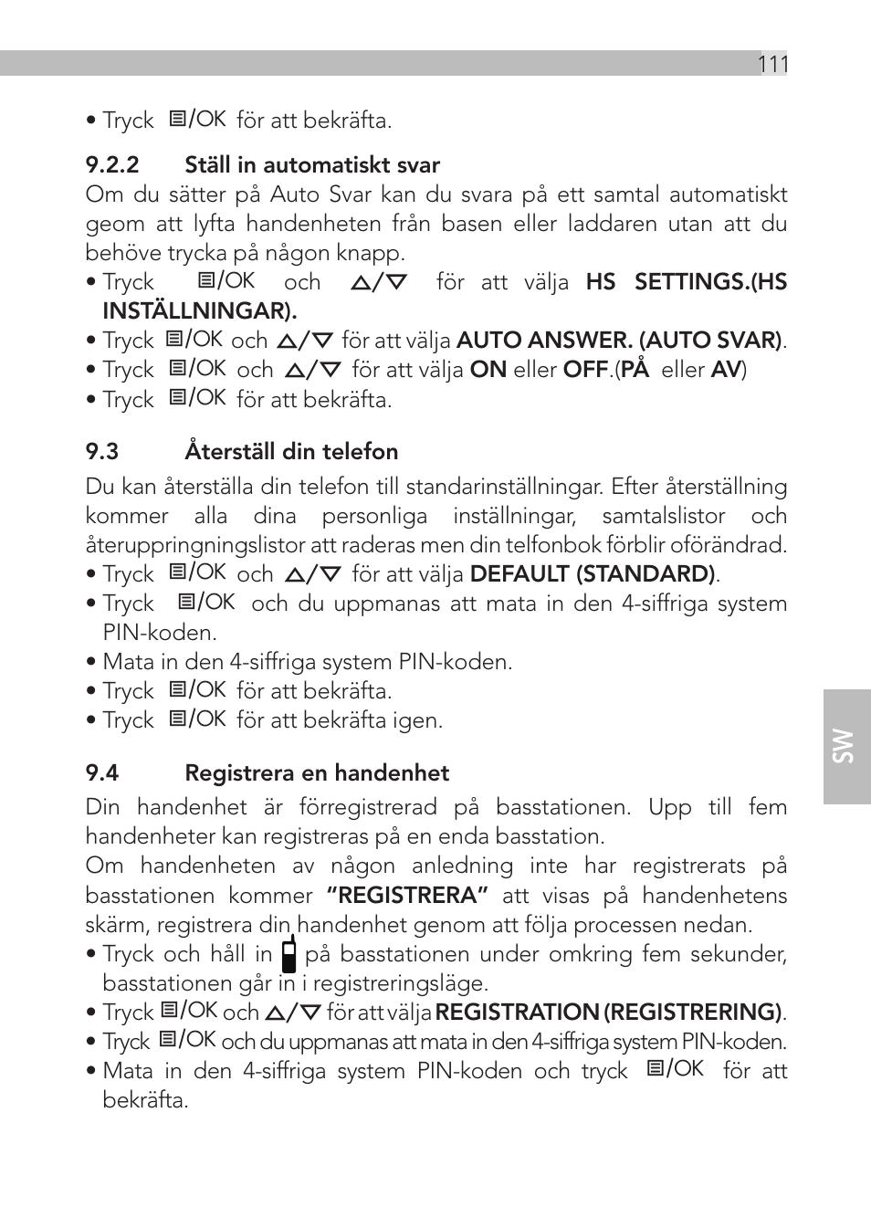 AEG Loop User Manual | Page 111 / 199