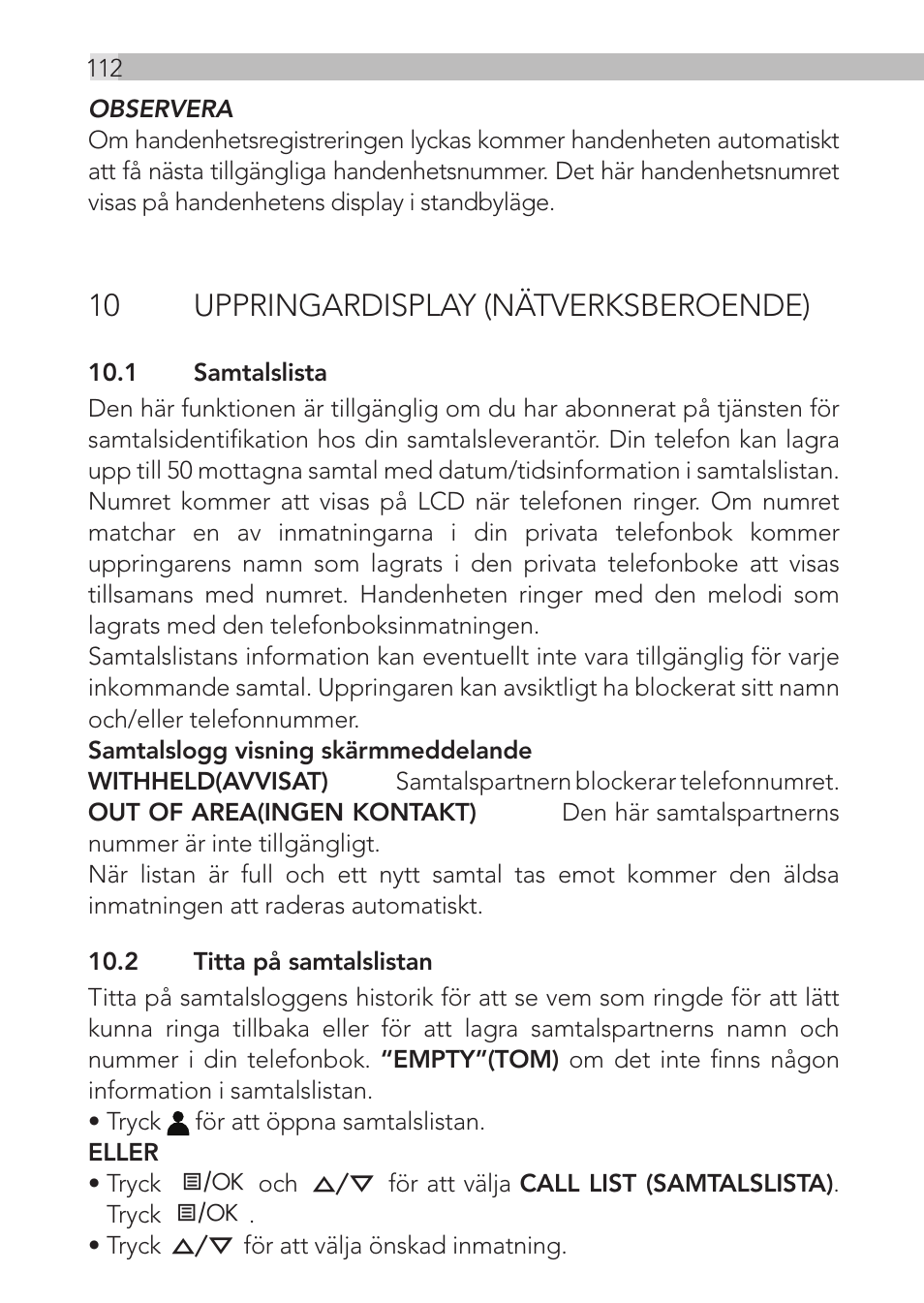 AEG Loop User Manual | Page 112 / 199