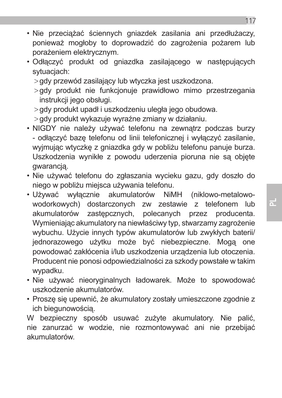 AEG Loop User Manual | Page 117 / 199