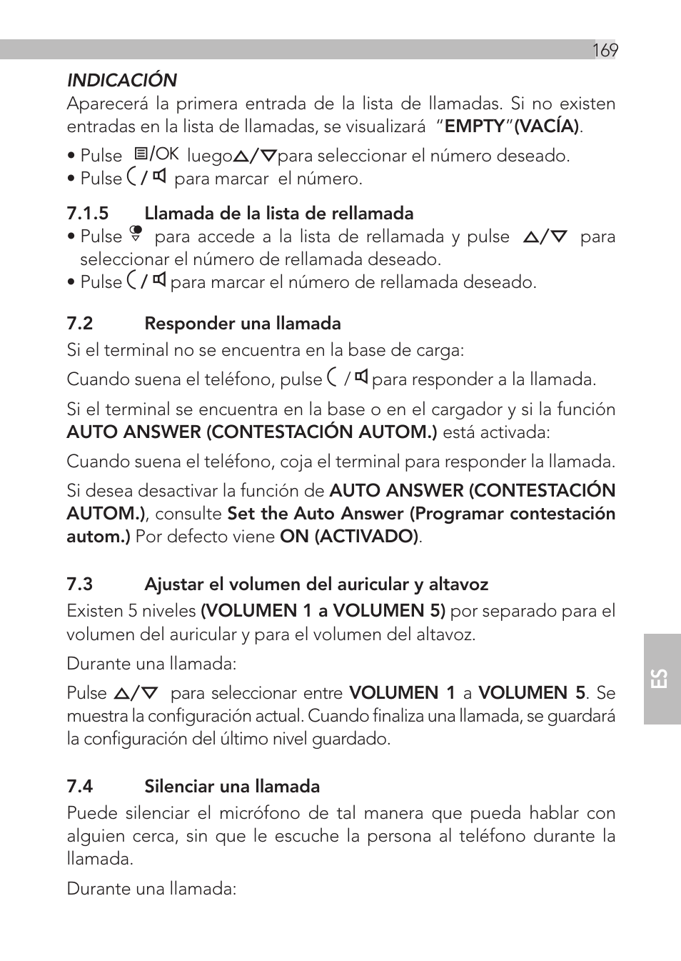 AEG Loop User Manual | Page 169 / 199