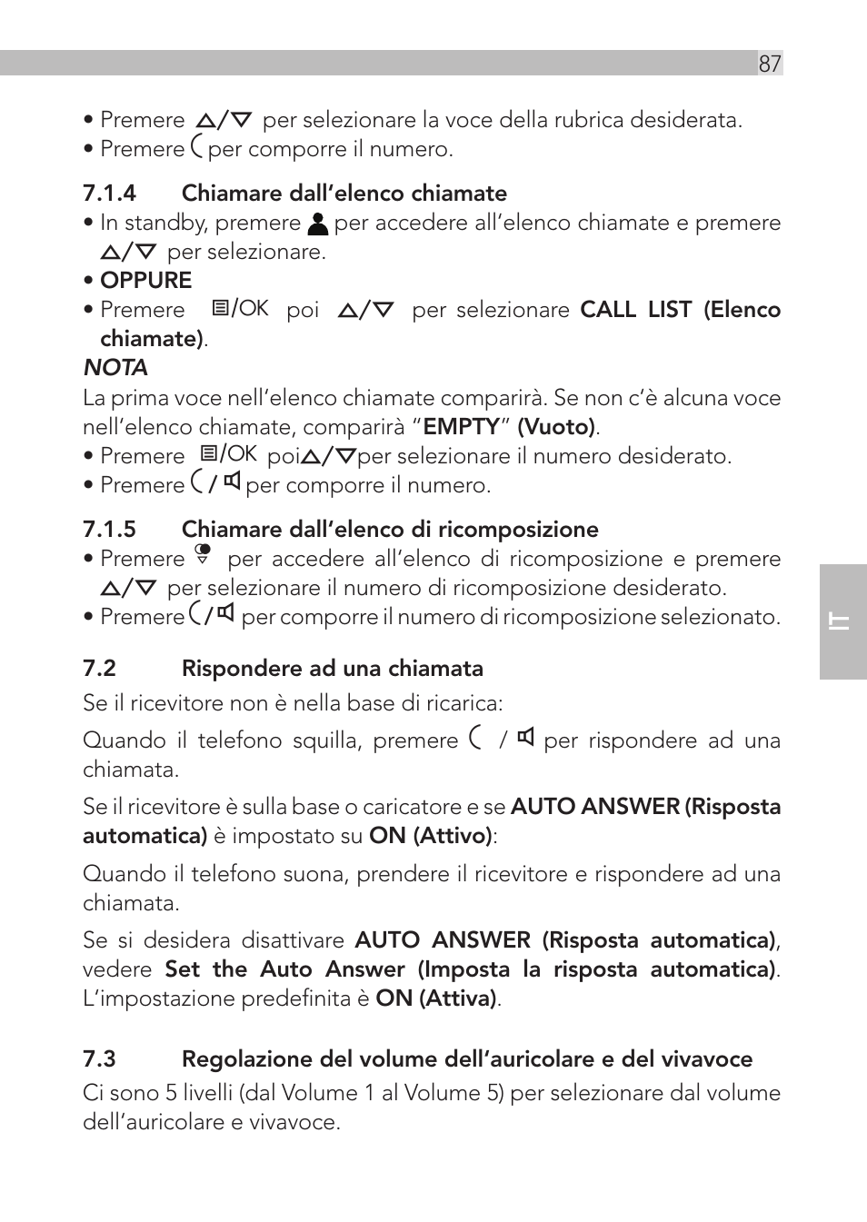 AEG Loop User Manual | Page 87 / 199