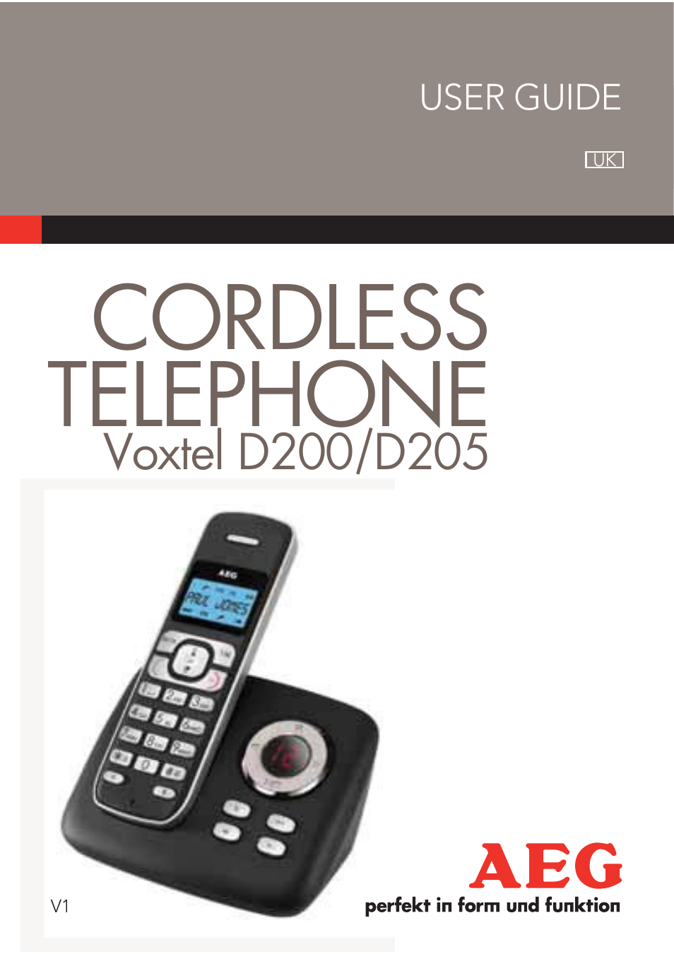 AEG Voxtel D200 User Manual | 44 pages