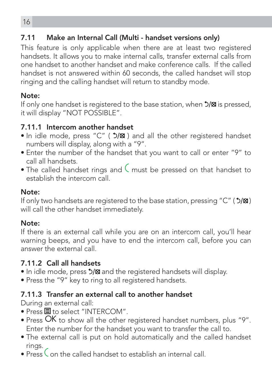 AEG Voxtel D200 User Manual | Page 16 / 44