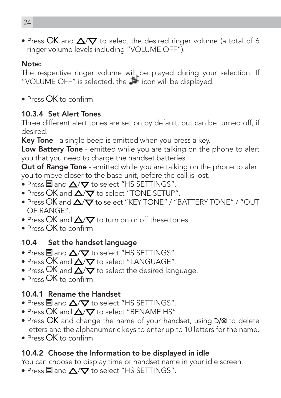 AEG Voxtel D200 User Manual | Page 24 / 44