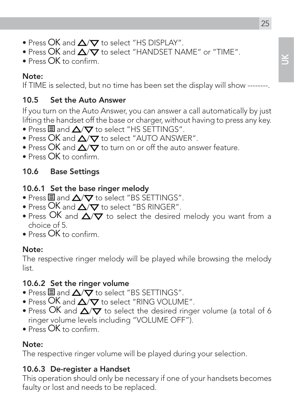 AEG Voxtel D200 User Manual | Page 25 / 44
