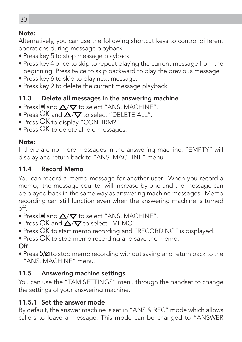 AEG Voxtel D200 User Manual | Page 30 / 44