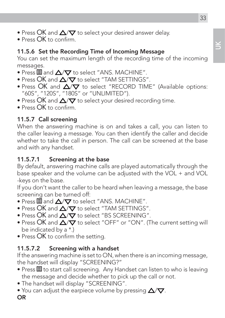 AEG Voxtel D200 User Manual | Page 33 / 44