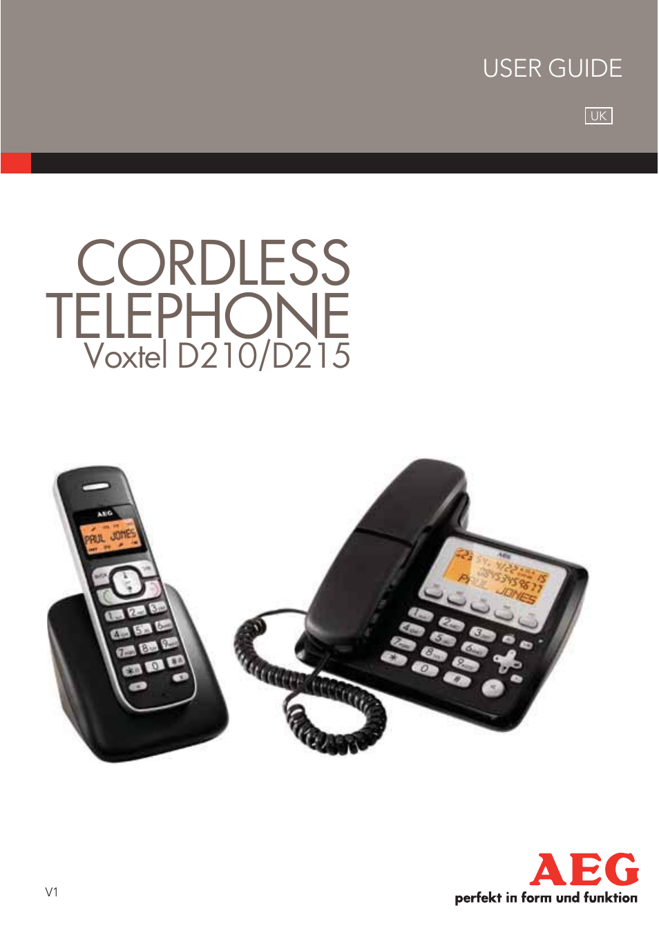 AEG Voxtel D215 combo User Manual | 36 pages