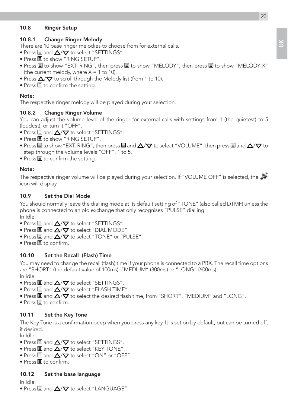 AEG Voxtel D215 combo User Manual | Page 23 / 36