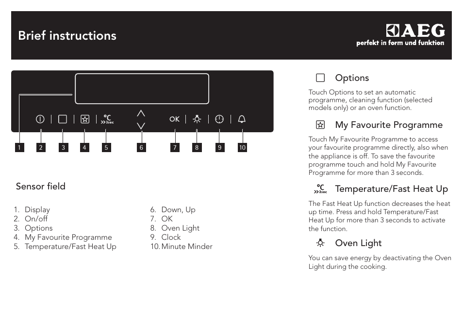 AEG BP8314001M User Manual | 4 pages