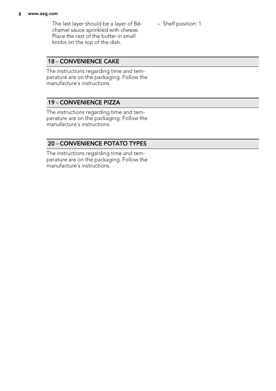 AEG BP8314001M User Manual | Page 8 / 12