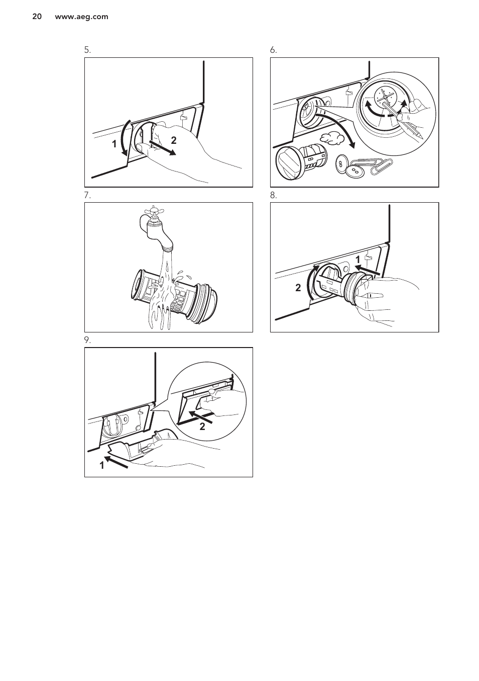 AEG L87480FL User Manual | Page 20 / 28