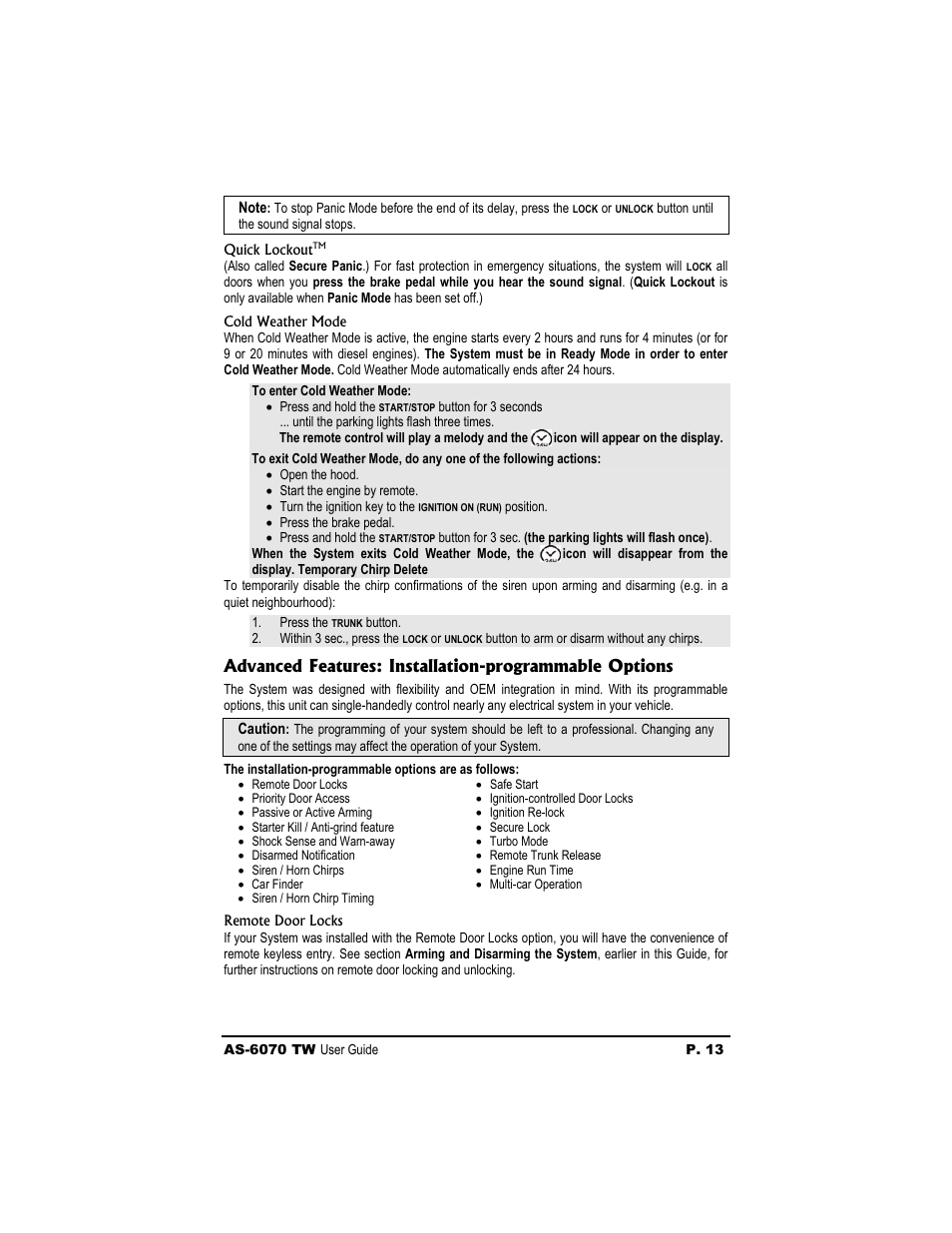 Autostart AS-6070 TW User Manual | Page 13 / 16