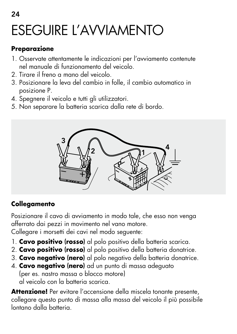 Eseguire l’avviamento | AEG S User Manual | Page 24 / 40
