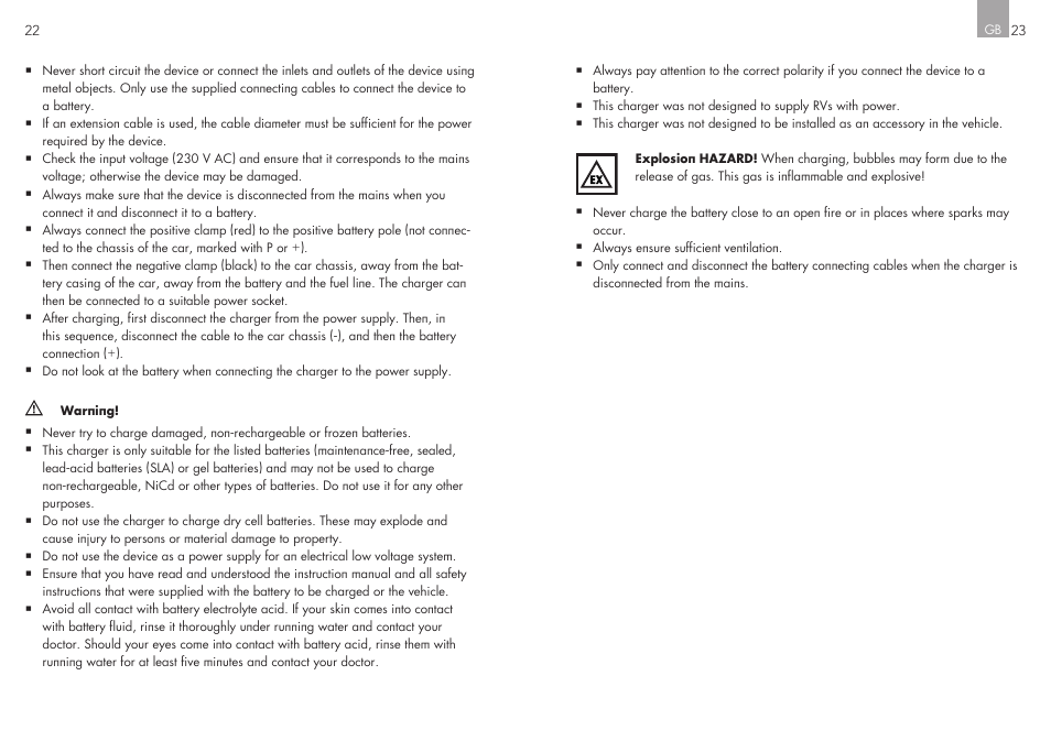 AEG Workshop charger WM 8 User Manual | Page 12 / 45