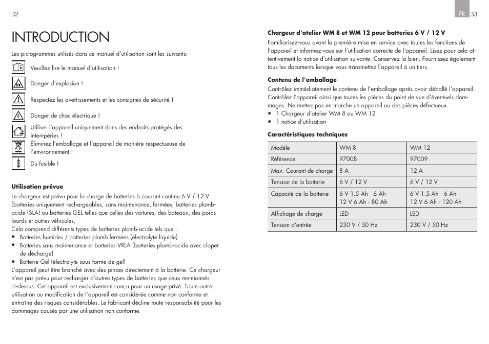 Introduction | AEG Workshop charger WM 8 User Manual | Page 17 / 45