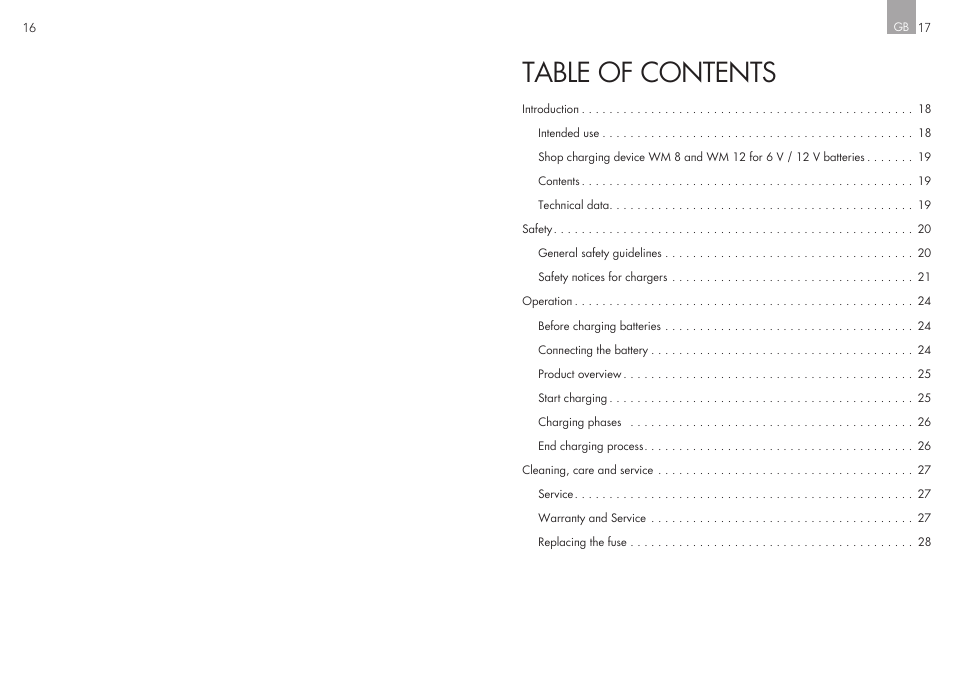 AEG Workshop charger WM 8 User Manual | Page 9 / 45