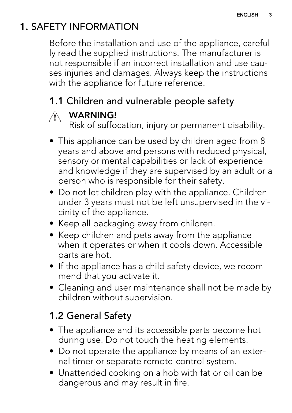 AEG HK874400FB User Manual | Page 3 / 20