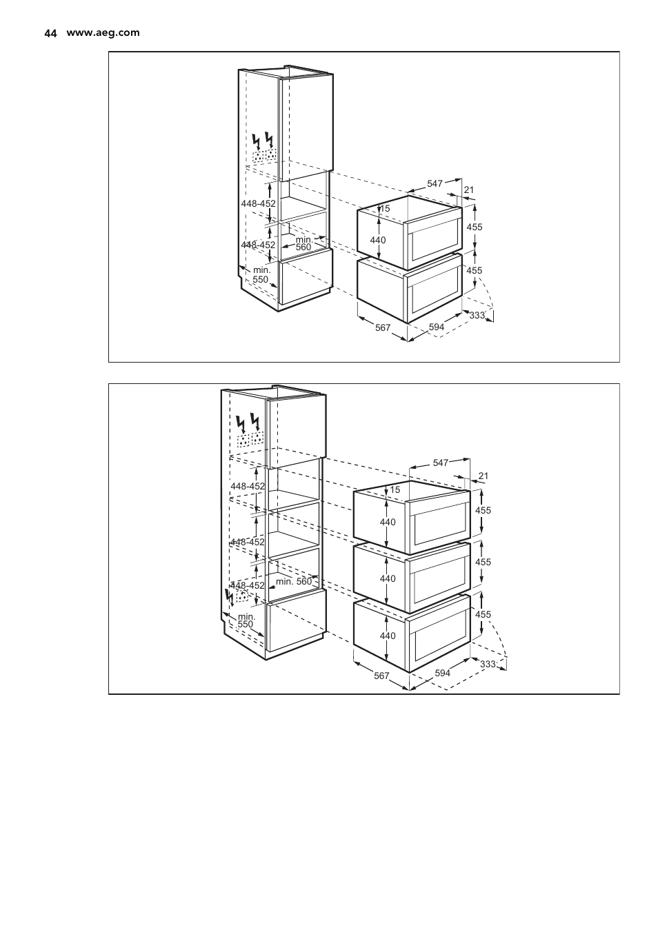 AEG KS8400501M User Manual | Page 44 / 52