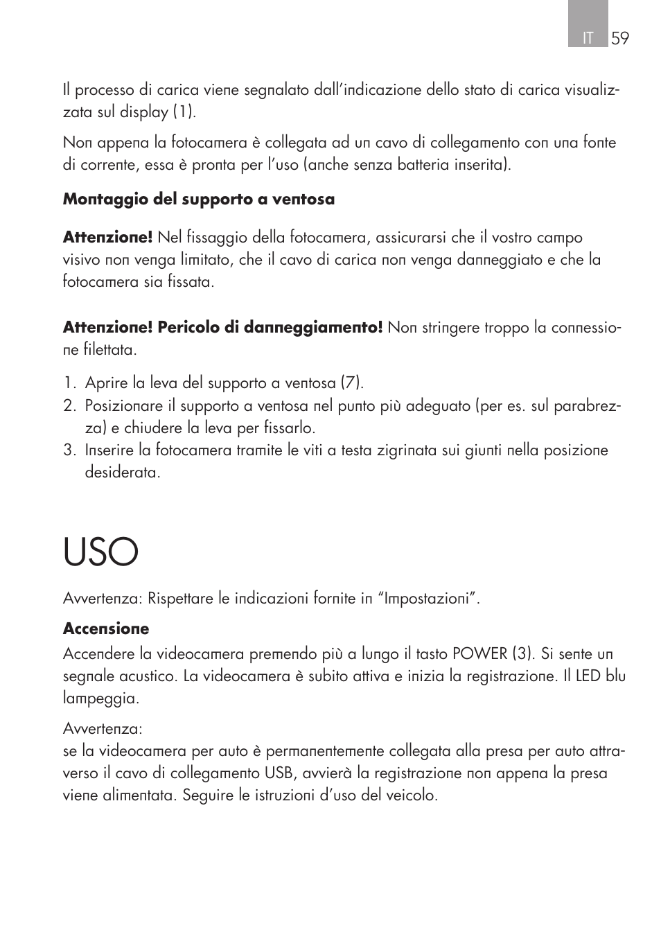 AEG Cockpit-Camera GF 25 User Manual | Page 59 / 100