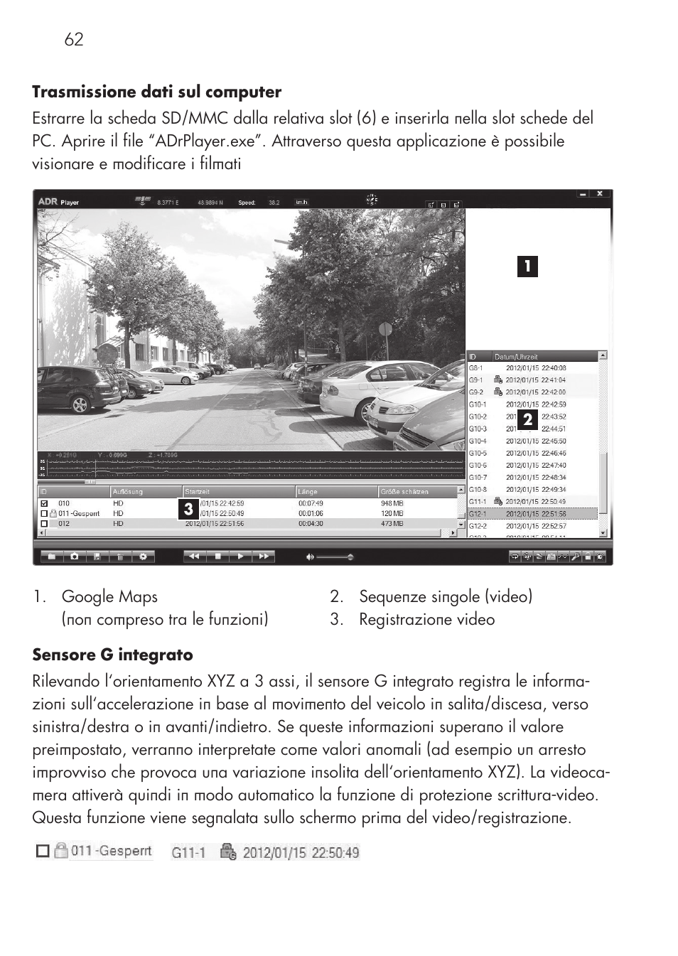 AEG Cockpit-Camera GF 25 User Manual | Page 62 / 100