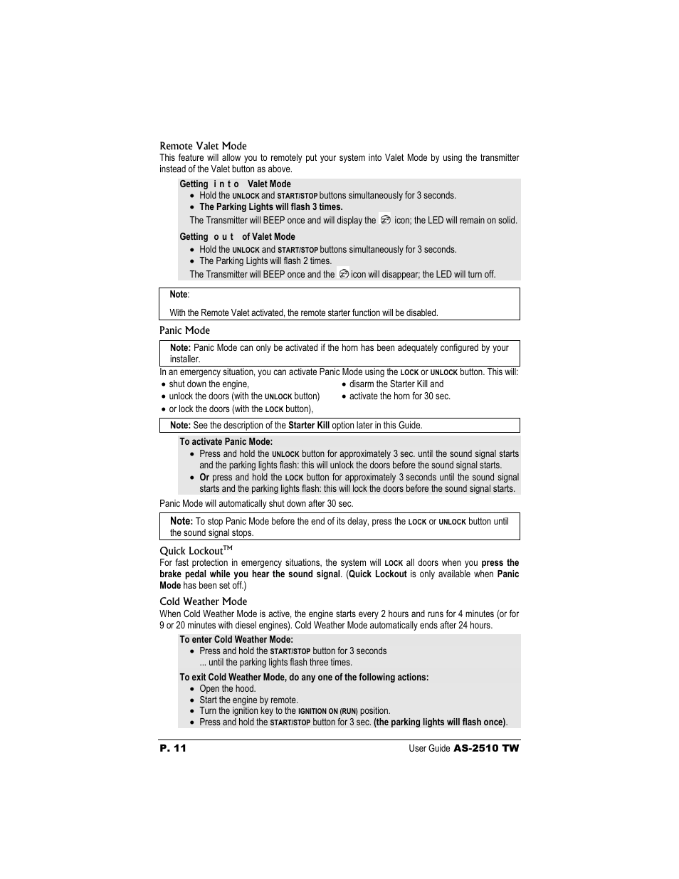 Autostart AS-2510 TW User Manual | Page 11 / 14