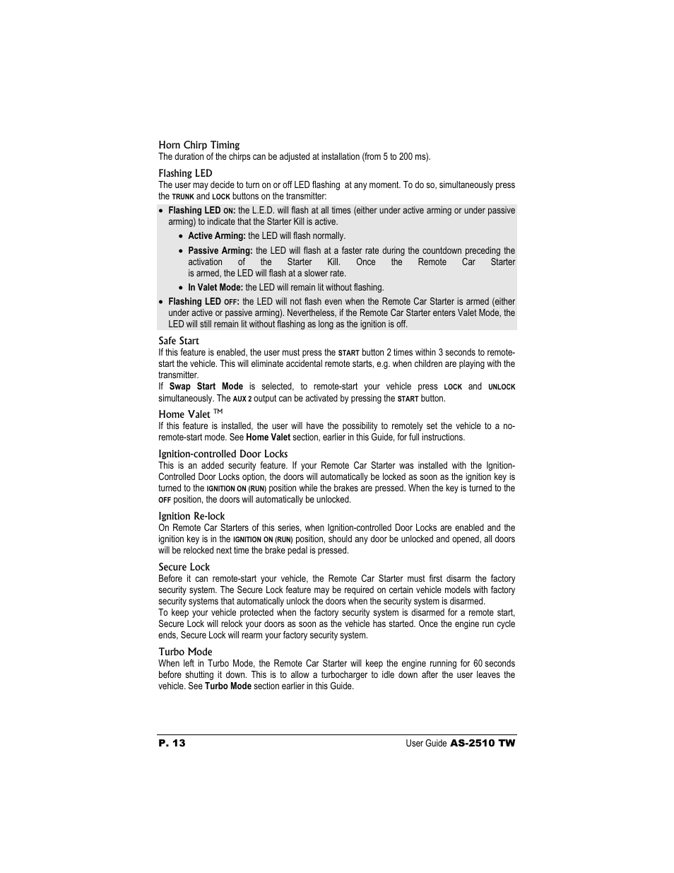 Autostart AS-2510 TW User Manual | Page 13 / 14