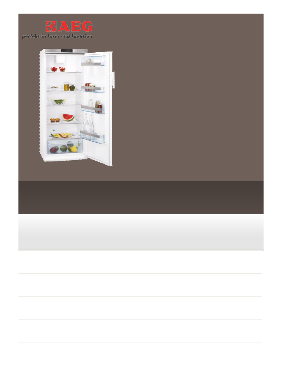 AEG S71700TSX0 User Manual | 2 pages