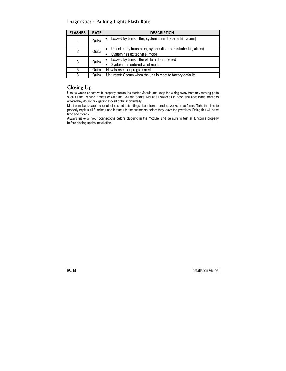 Autostart CT-1010 User Manual | Page 8 / 8